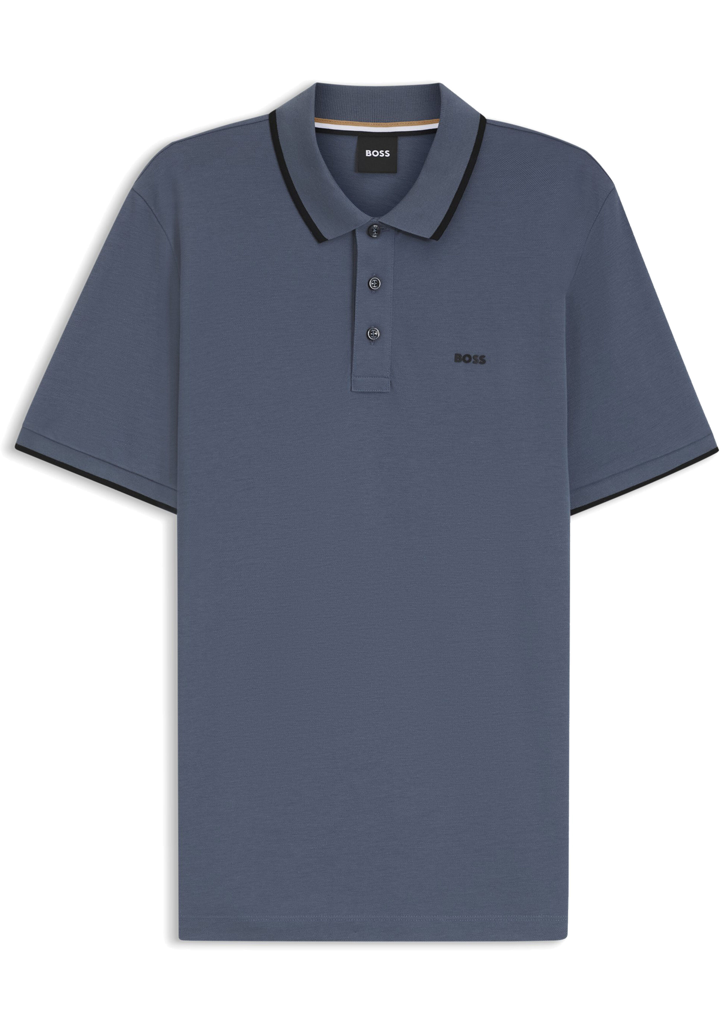 BOSS Parlay regular fit polo, pique, blauw